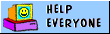 An animated gif of a computer with a smiley face on it and text that says: 'Help everyone learn the net'